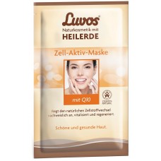 Ląsteles aktyvinanti Luvos® molio kaukė su Q10 (2vnt.x7.5ml)